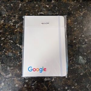 Google blank journal NWOT 5.5” x 8”